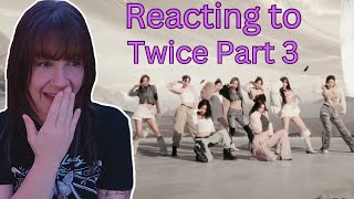 REACTING to TWICE PART 3 #kpop #reactionvideo #twice