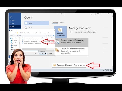 How to Recover Unsaved Word File in MS Word 2007-2019 (100% Works)