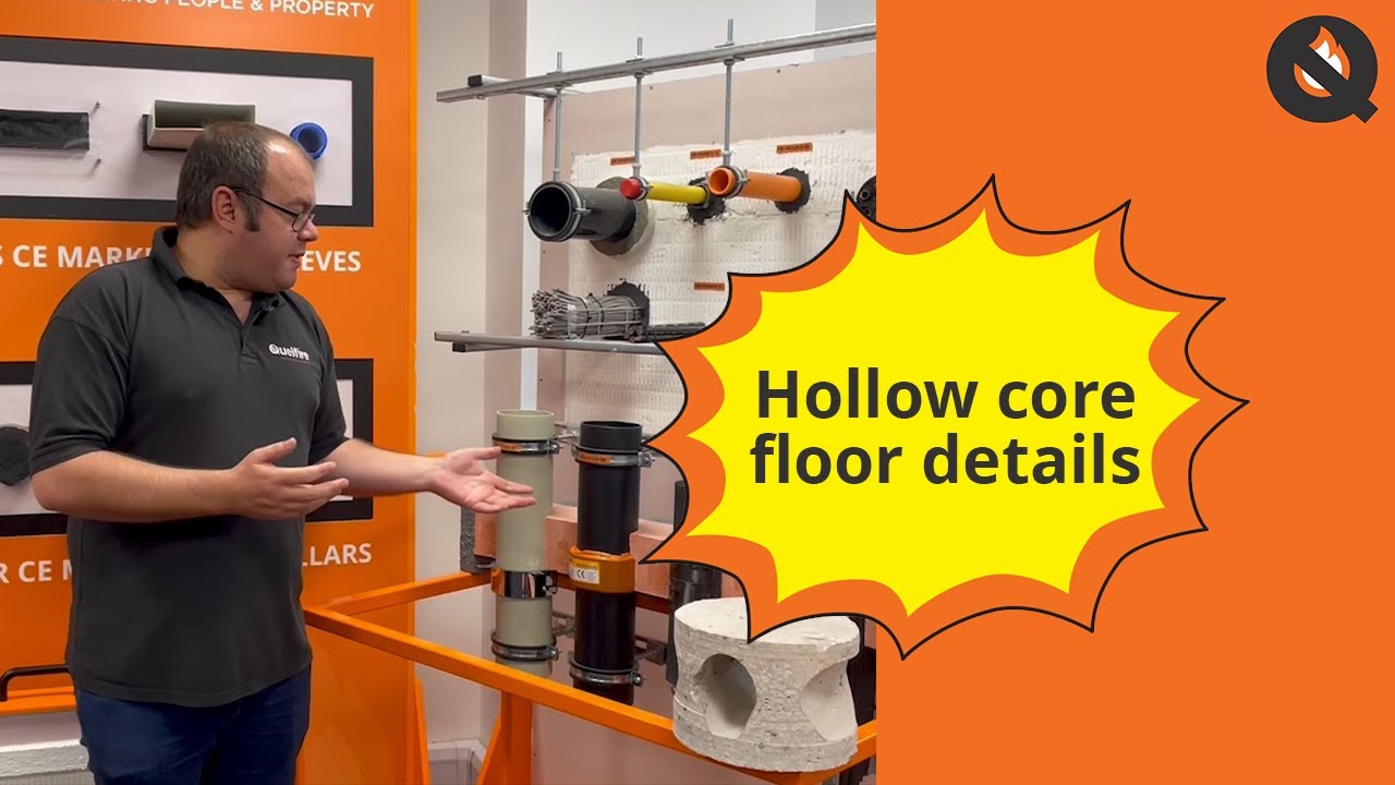 Firestopping Tested Details: Hollow Core Floor Range - YouTube
