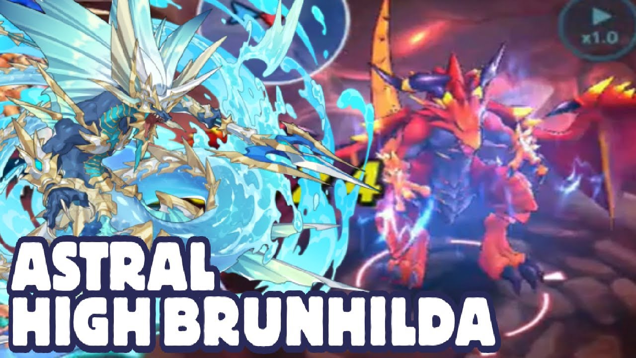 Dragalia Lost- Astral High Brunhilda - Gala Reborn Poseidon Clear - Romance Under Siege