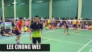 LeeChongWei Exhibition Match and training with Juniors in Thailand.