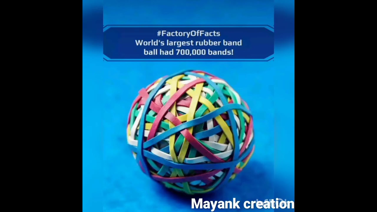 world largest rubber band 7000000 bands YouTube
