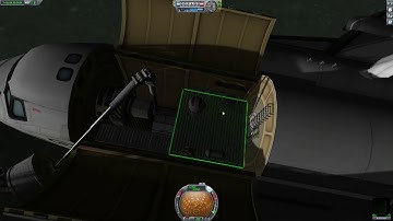 KSP Breaking ground - Minmus Shuttle with robotics arm, surface experiments and feature scanner