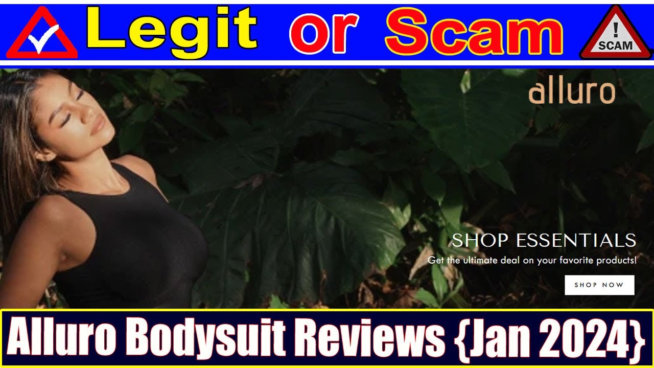 Alluro Bodysuit Reviews (Jan 2024) Check Real Or Fake Site? Watch this  Video!