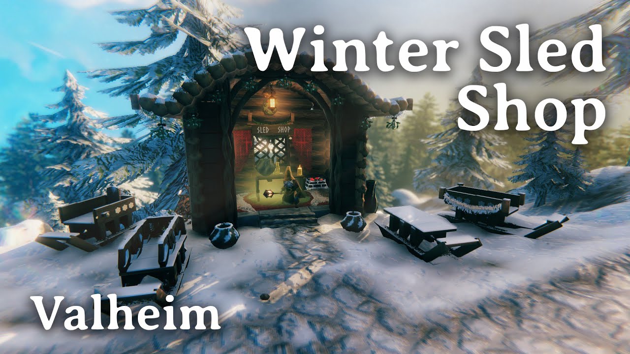 Valheim Yule Winter Sled Shop