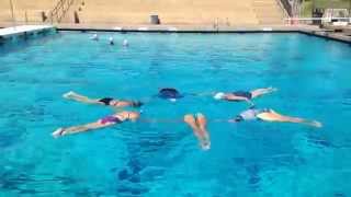 Unsyncables Synchronized Swimming Practice FUN!