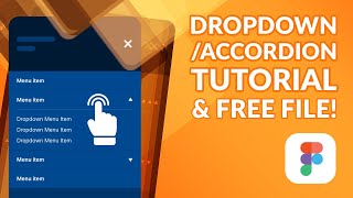 Mobile Dropdown/Accordion Menu in Figma (& Free File)