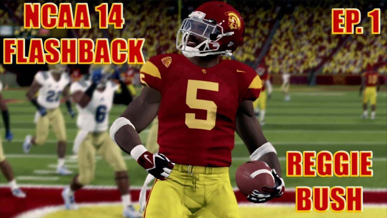 REGGIE BUSH COLLEGE FLASHBACK | NCAA FOOTBALL 14 GAMEPLAY