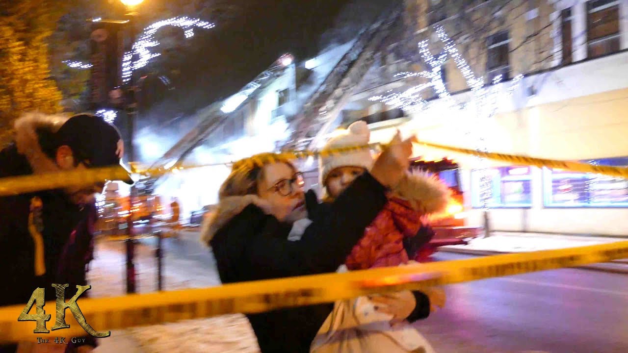 Verdun: Feu criminel sur Wellington / Arson fire damages business 11-20-2018