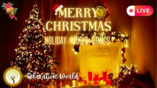 Relaxing Christmas Music For Stress Relief ? Christmas Ambience Music Fireplace ? Christmas Music ?