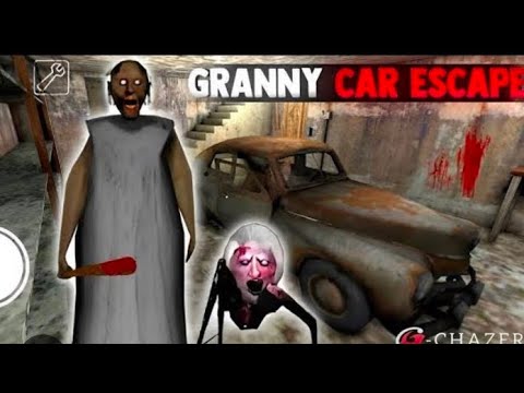 granny main car escape|granny car escape in easy mode and 1 glitch ...