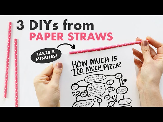 3 Easy DIYs to Make from Paper Straws - HGTV Handmade 