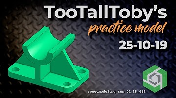Onshape Speedmodeling Too Tall Toby Practice Model 25-10-19