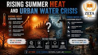 Urban Water Crisis | Climate Change & Sustainable Cities Srishti Saxena | ZETA IAS