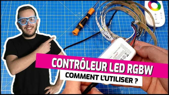 Variateur dimmer pour ruban LED 12V ou 24V comment le brancher ? Contrôleur  LED MiLight et MiBoxer ! 