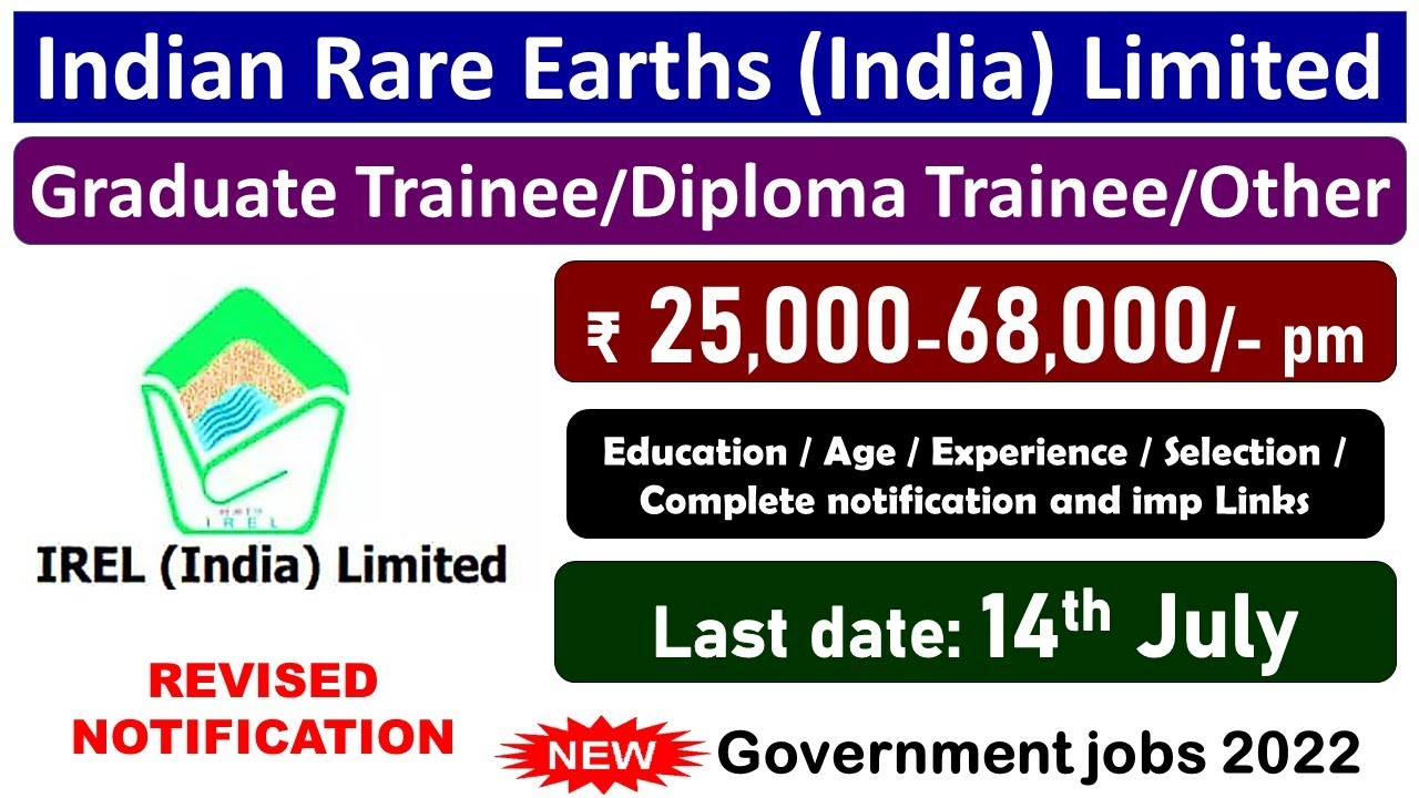 Graduate Trainee/Diploma Trainee/Other-IREL|25k-68k pm 