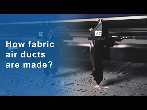 How fabric air ducts are made?