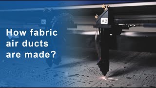 How fabric air ducts are made?
