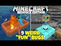 9 Weird, Wacky and "Fun" Bugs In Minecraft 1.18! Minecraft Bedrock Edition!