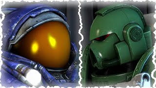 Starcraft vs Warhammer40k - Salamander Talks to Terran Marine - SFM Parody
