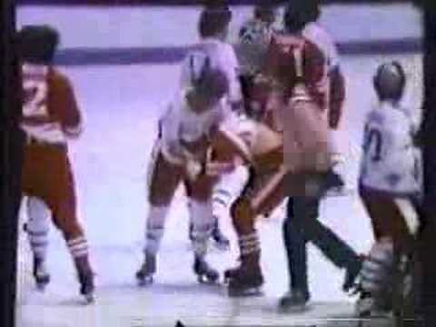 WHA Tardif Jodzio Brawl 1976 MyHockeyTV.com