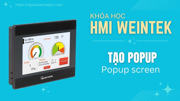 HMI Weintek bài 22 - Tạo Popup window