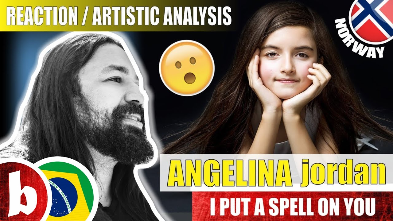 ANGELINA JORDAN! I Put a Spell on You - Reaction Reação & Artistic Analysis (SUBS)