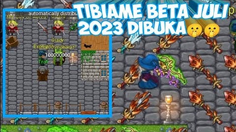 akhirnya server tibiame beta juli 2023 dibuka🤫🤫