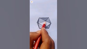 3D Hexagon #shorts #3d #hexagon