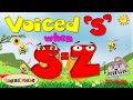Voiced s  when s sounds like z  long vowels  phonics song