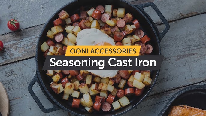 OONI Sizzler Cast Iron - Pork Meatball and Apple Bake in the Koda