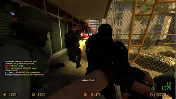 Counter-Strike Zombie Escape Mod, CS Source, Map: ze_greencity, Hard