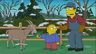 The Simpsons - Ralph Wiggum Gives Mr. Elephant Some Peanuts