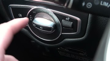 How to Enable or Disable Position Lights in Mercedes V Class W447 (2014 - now) - Use Position Lights