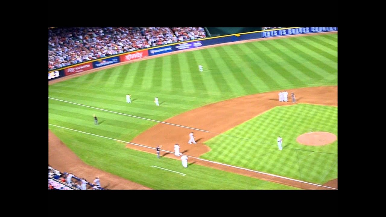 2012 National League Wild Card Game - Infield Fly Call (Fan Perspective ...