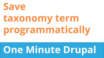 Drupal 7 - Save taxonomy term programmatically