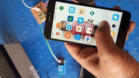 Fan ON/OFF using Bluetooth model and ATTINY 44 microcontroller.