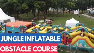 Video: Jungle Inflatable Obstacle Course