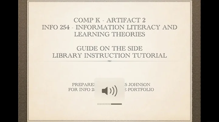 Lourdes Johnson E-Portfolio Comp K Info 254 Artifact 2