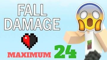 Minimum Height To Die In Minecraft - Maximum Fall Damage