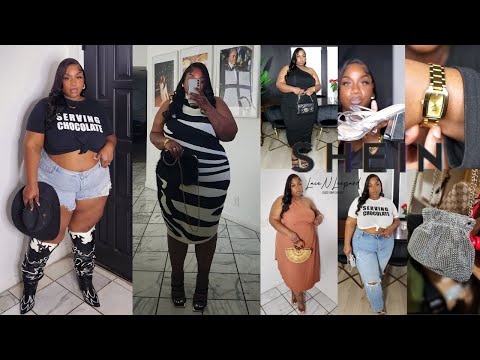 SHEIN JUST DON'T MISS! *plus size* Clothing & Accessories Haul! + Serving Chocolate is Back!