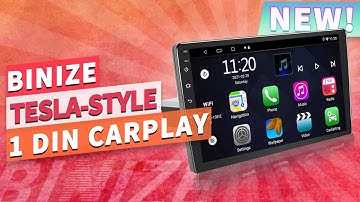How does BINIZE Tesla-style AM&FM car radio work?