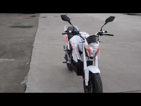 KTM 14KW Advertising Video 96v 150kmh high speed electric motorcycle