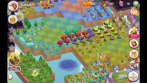 Merge magic showing my garden and creatures (blessing caves)😁🦄🦚🐿