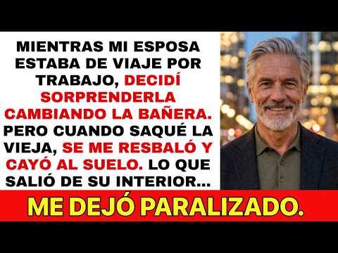 REEMPLACÉ LA BAÑERA PARA MI ESPOSA… PERO LO QUE ENCONTRÉ DENTRO ME DEJÓ SIN PALABRAS.