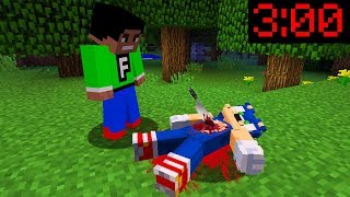 Minecraft PE : I FOUND SONIC IN MY WORLD at 3:00AM