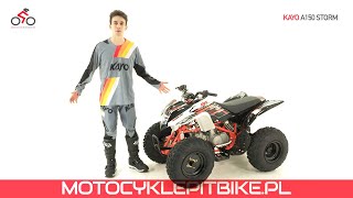 Quad Kayo A 150 Storm recenzja - motocyklepitbike.pl