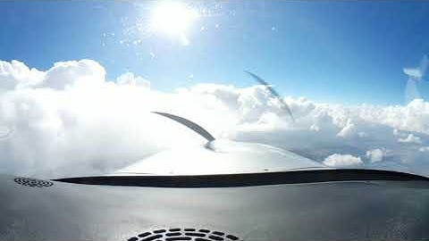 Cirrus SR22 360 Time lapse IFR cloud surfing
