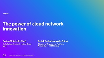 AWS Summit London 2024 - The power of cloud network innovation (NET301)