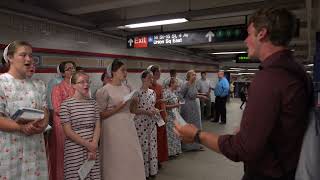 Mennonite's Singing in Union Square NYC Subway Station: June 3, 2022, 4K (C0515)